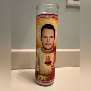 Chris Pratt Funny Celebrity Prayer Candle